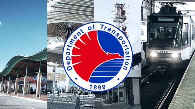 TOP ACCOMPLISHMENTS. The Department of Transportation said its top accomplishments in the past three years include 3 aviation projects and the commencement of the MRT3 rehabilitation. Photo courtesy from L-R: DOTr, Cebu Pacific, DOTr, and Rappler 