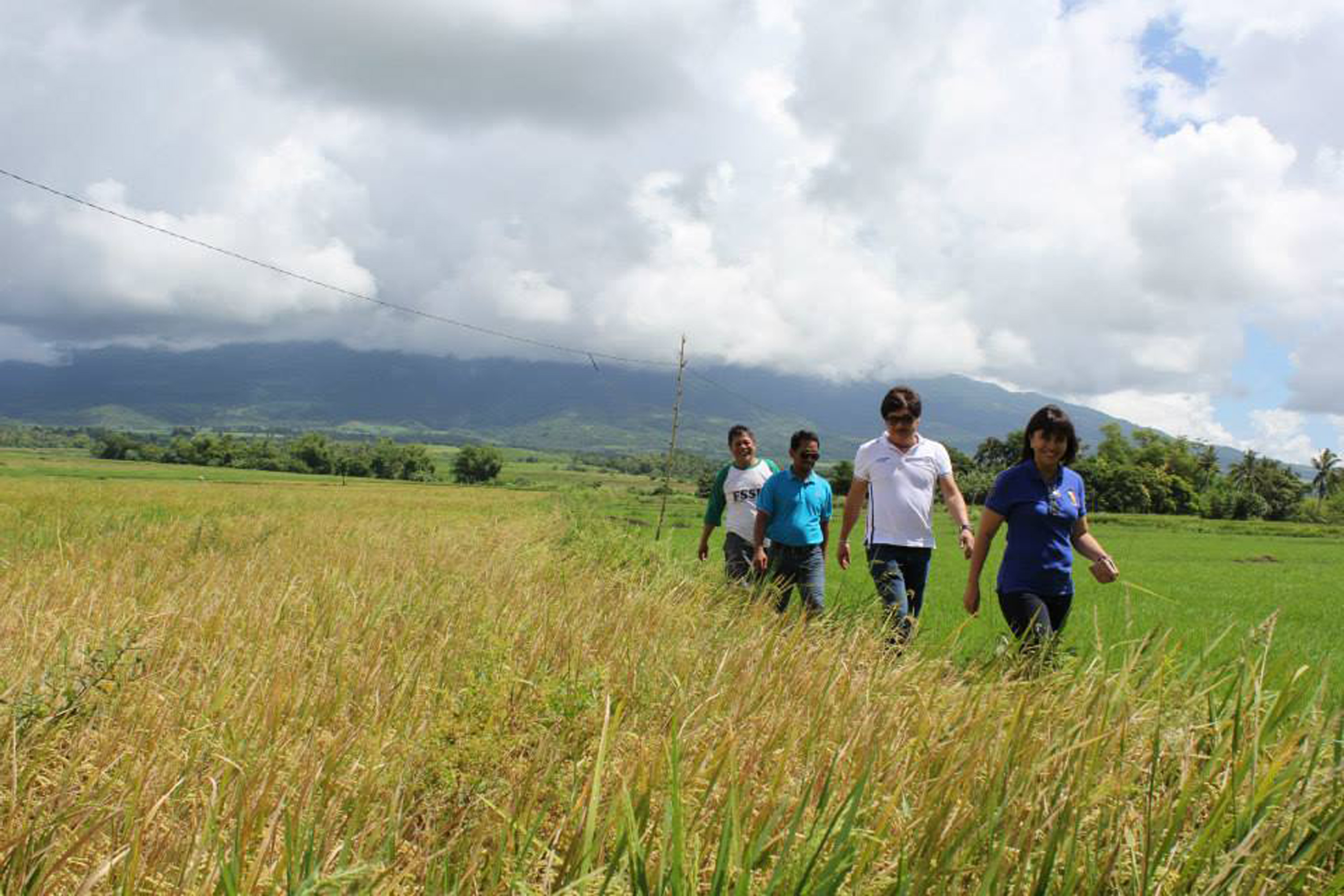 RURAL DEVELOPMENT. LP vice presidential bet Leni Robredo during a visit to her district in Naga. File photo by Rhaydz Barcia/Rappler  