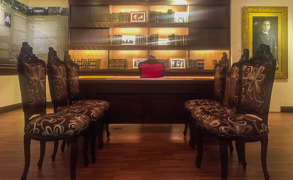 PRESIDENT'S ROOM. A replica of President Manuel L Quezon's office at Malacanang. Photo by Vernise L. Tantuco/Rappler.com