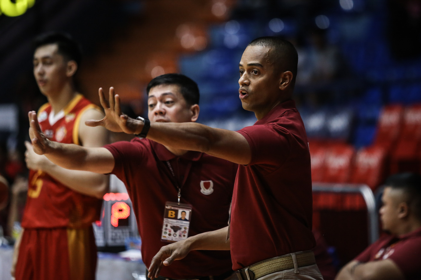 BIGGER THAN BASKETBALL. Topex Robinson and the rest of the Lyceum Pirates focus on inspiring people than getting revenge on the San Beda Red Lions. File photo by Josh Albelda/Rappler  