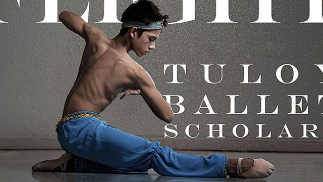 BALLET SCHOLARS. Edmar Sumera and Benedict Sabularse, who learned ballet through scholarships, are heading to the Royal Ballet School in London. Screengrab from Facebook/Tuloy-Foundation  