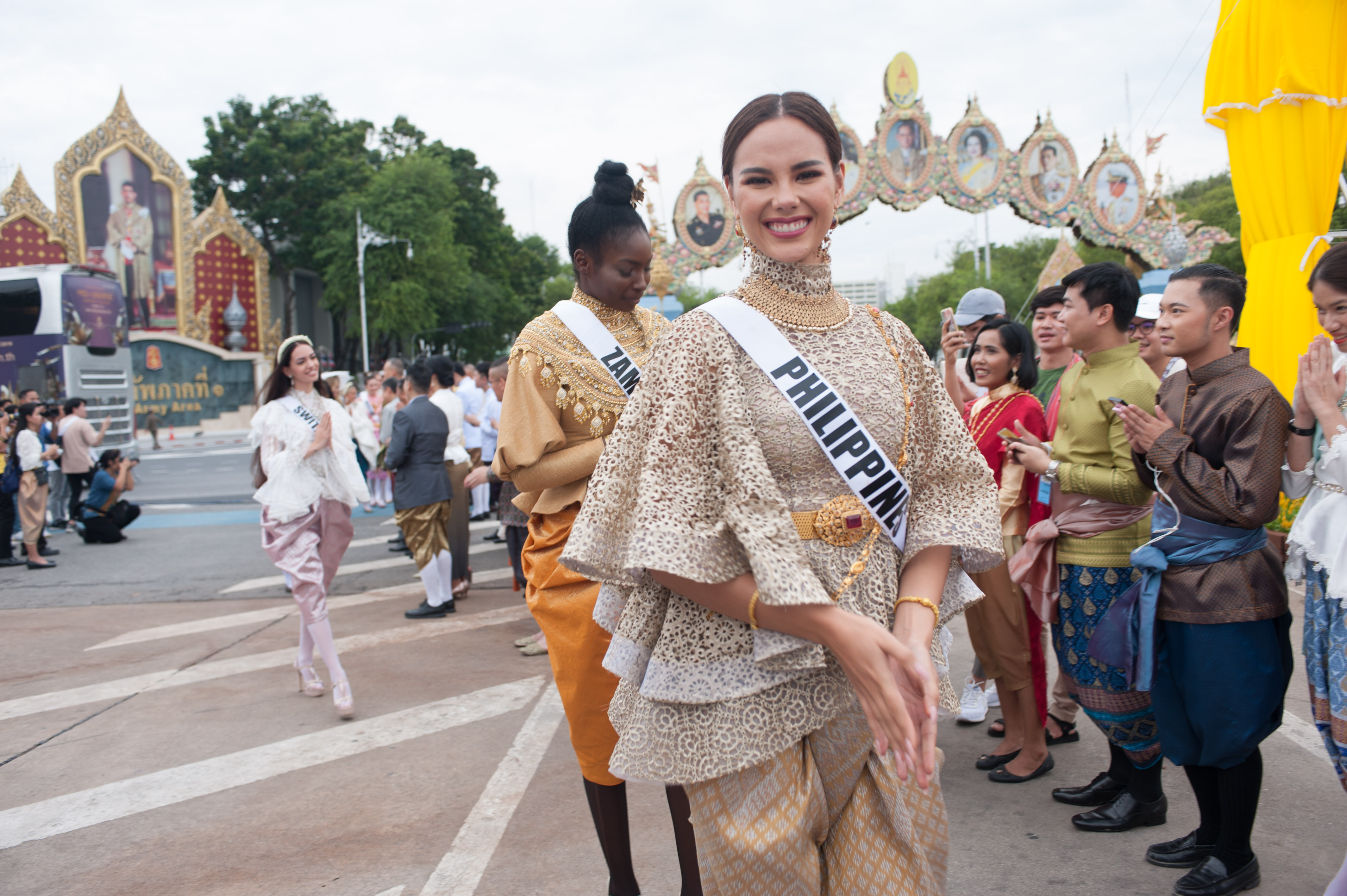 QUEEN CATRIONA. Catriona Gray attends the Royal Winter Festival in Bangkok, Thailand last December 8. All photos from Miss Universe Organization  