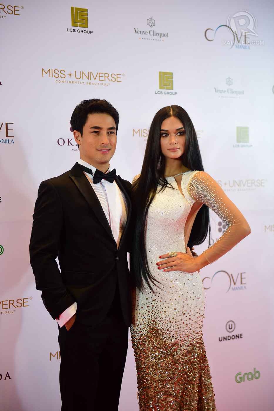 IN THE BEGINNING. The couple makes their red carpet debut at the Miss Universe after party in 2017. File photo by Alecs Ongcal/Rappler 