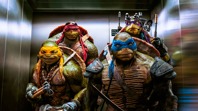 COWABUNGA. The turtles are back in the new 'TMNT' movie. All photos courtesy of Columbia Pictures 