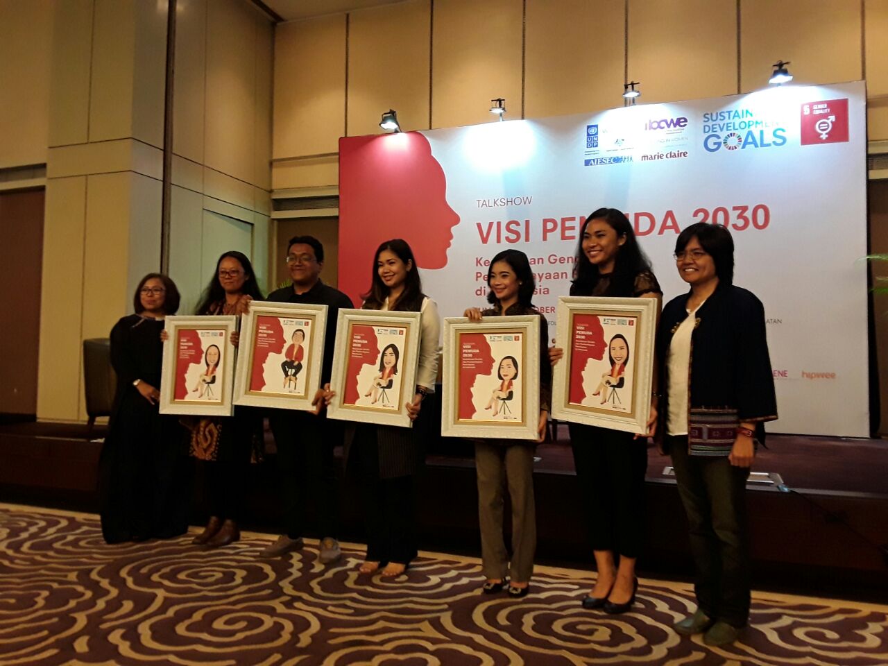 Para pembicara Visi Pemuda 2030. Foto dari AIESEC Indonesia 