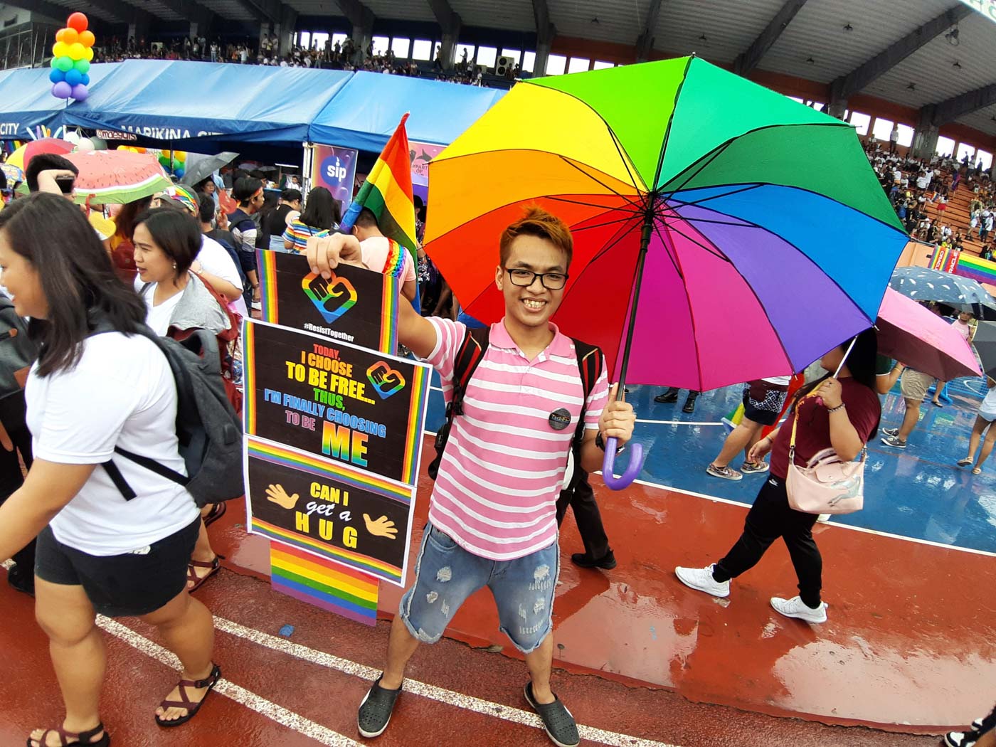 2019 PRIDE MARCH. Thousands turn up for the Metro Manila Pride March and Festival at the Marikina Sports Center Marikina City on June 29, 2019. Photo by Mau Victa/Rappler 