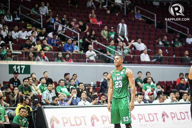 ANIM-O. Ben Mbala and La Salle move up to 6-0 in the UAAP. Photo by Josh Albelda/ Rappler