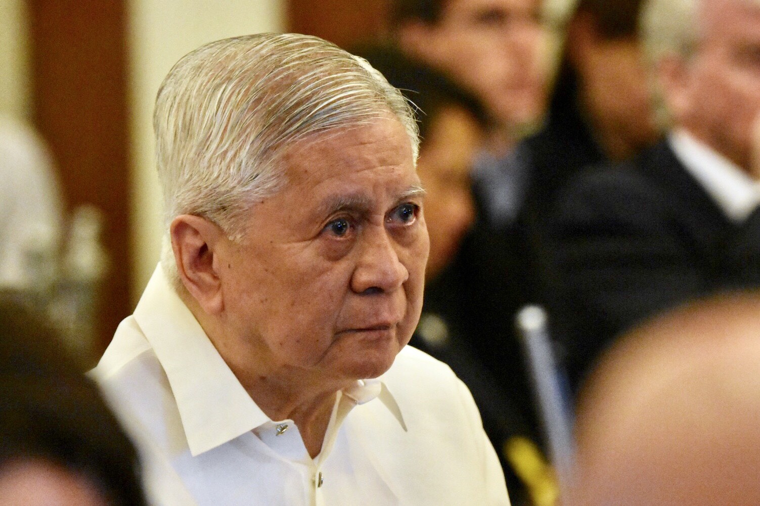 FULL TRANSPARENCY. Former foreign secretary Albert del Rosario calls on Filipinos to seek 'full transparency' about possible oil and gas development in the West Philippine Sea. File photo by Angie de Silva/Rappler 