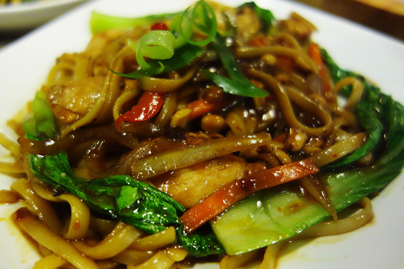 HITS THE SPOT. The spicy Kung Pao Pasta is one of the best sellers at the Sweet Spot