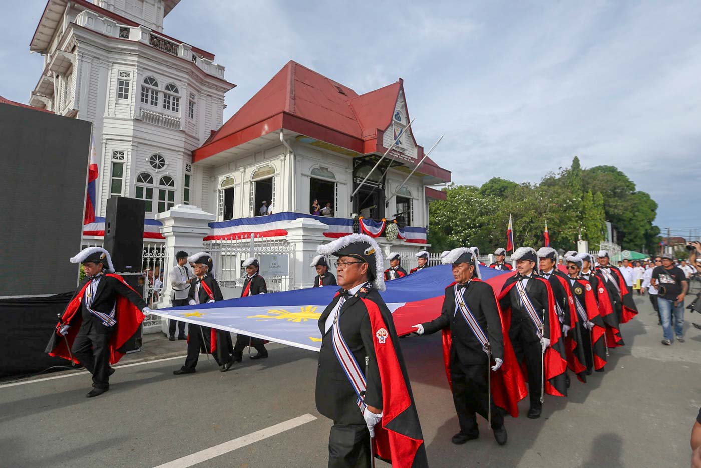 KAWIT, CAVITE. Various organizations join the celebration of 121st Independence Day at the Aguinaldo Shrine in Kawit, Cavite, on June 12, 2019. Photo by Inoue Jaena/Rappler
