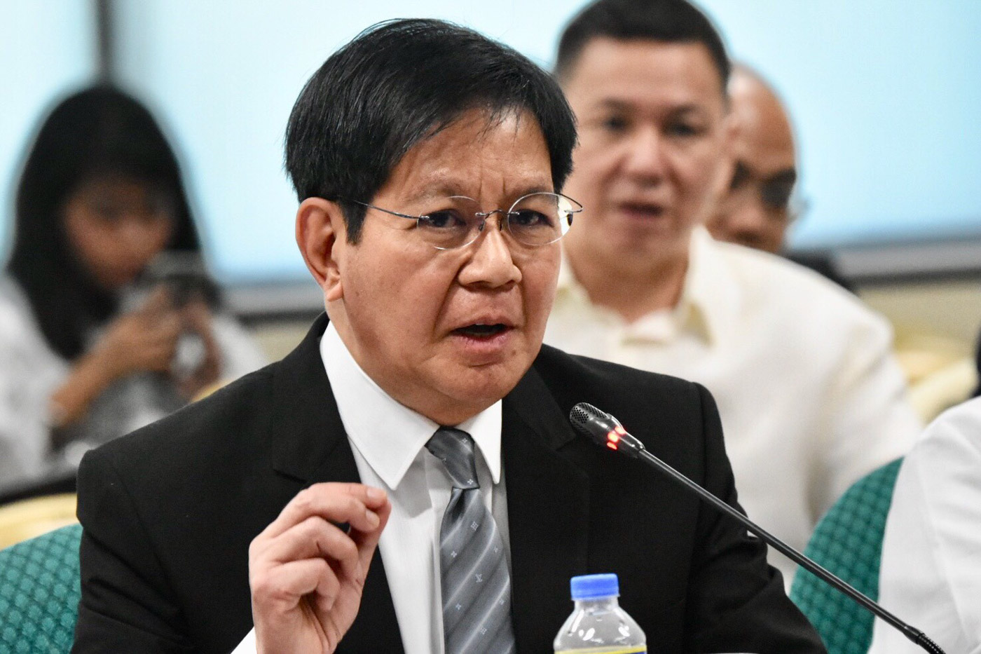A COLONY? Senator Panfilo Lacson questions the landing of a Chinese military plane in the Philippines. File photo by Angie de Silva/Rappler 