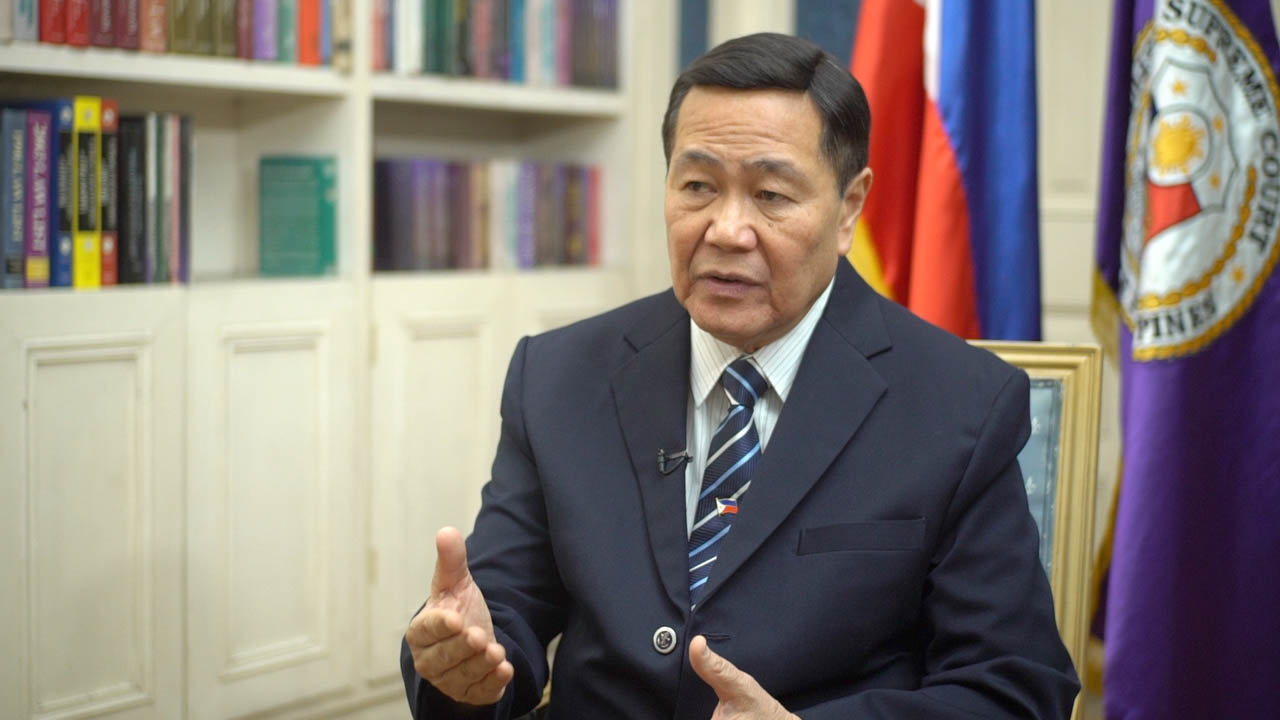 RULE OF LAW. Retired Supreme Court Senior Associate Justice Antonio Carpio offers 5 ways ASEAN claimant states can enforce the rule of law in the South China Sea. Rappler Screenshot 
