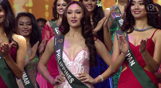 KAREN IBASCO. The Philippines' delegate wins Miss Earth 2017. Rappler screengrab 