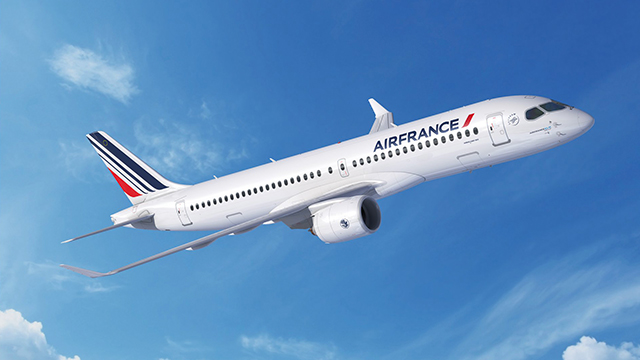 MAJOR ORDER. Air France-KLM is buying 60 Airbus A220-300 planes. Image from Airbus 