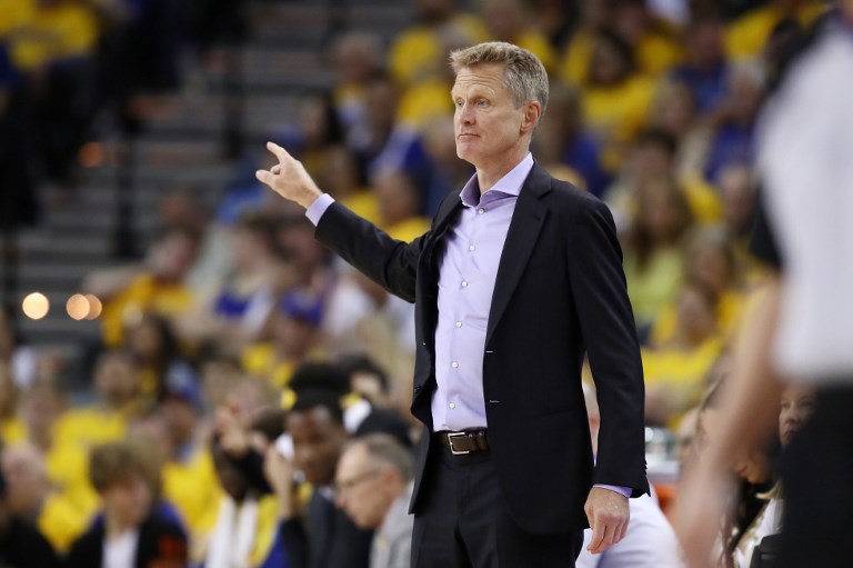 BRILLIANT. Golden State coach Steve Kerr boasts an incredible 265-63 regular-season record. Photo by Ezra Shaw/Getty Images/AFP  