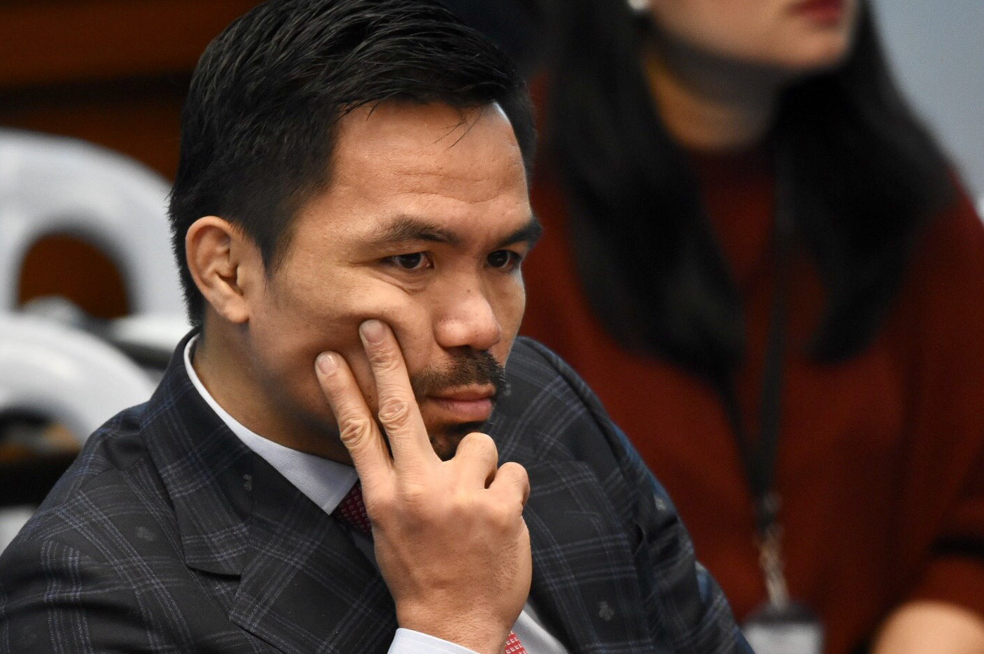 PRESIDENT PACQUIAO? Senator Manny Pacquiao says he has no plan or dream to run for president. He, however, wants his own national political party. Photo by Angie de Silva/Rappler 