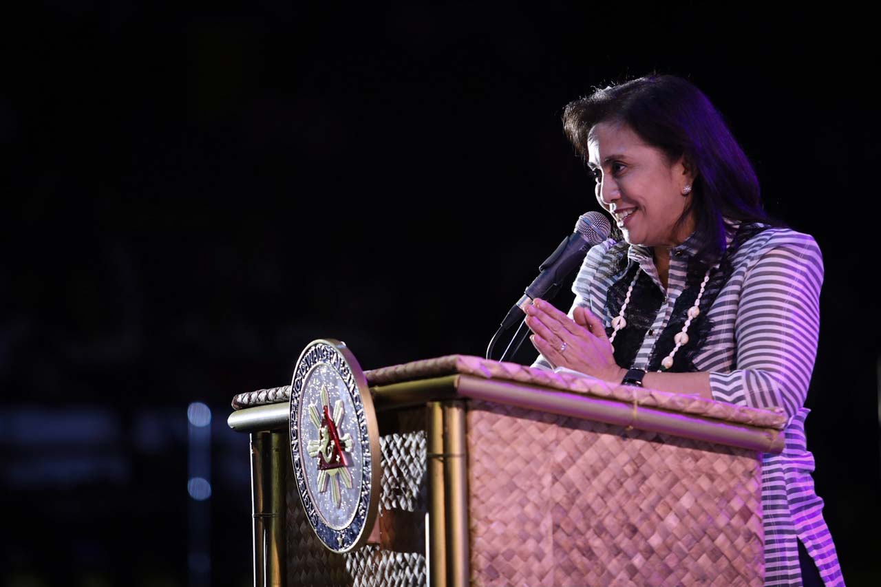 THE VEEP. Vice President Leni Robredo delivers a speech during the 100th Centennial Anniversary held at the Muntinlupa Sports Complex on December 19, 2017. Photo by OVP 