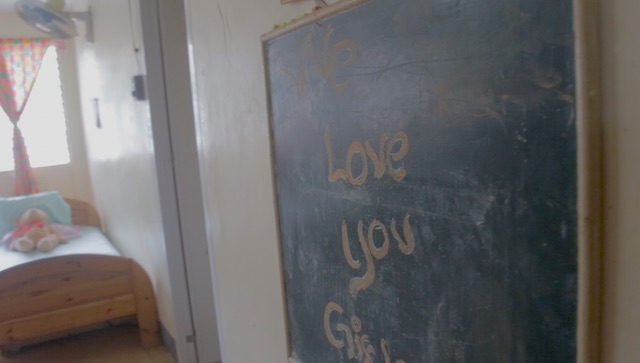 REBUILDING. Cameleon provides a family atmosphere for sexual abuse victims. A board inside their room reads: 'We love you girls.' Photo by Dyl Tolentino  