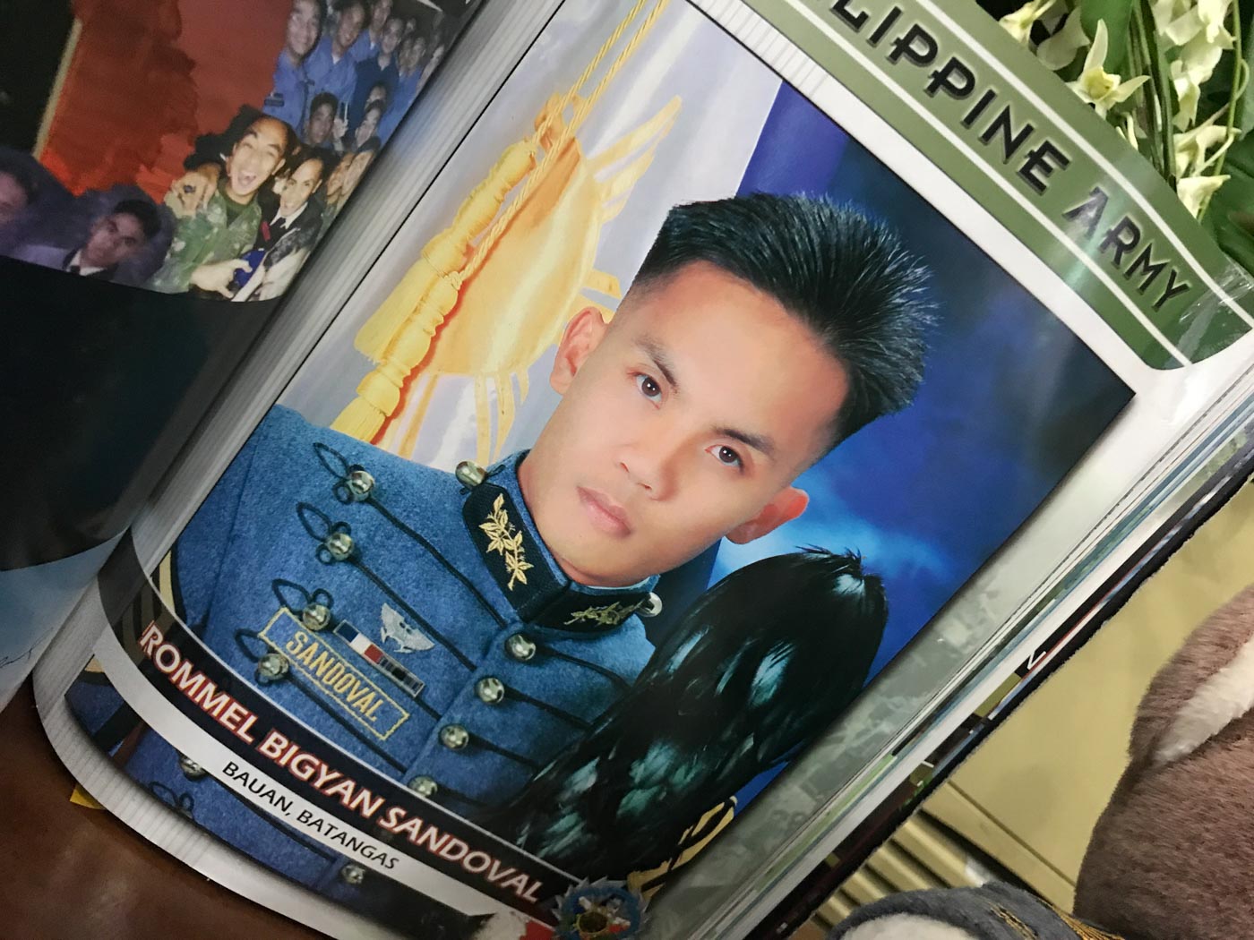 LOVE FOR COUNTRY. Captain Sandoval was a member of the PMA Class 2005. Photo by Franz Lopez/Rappler