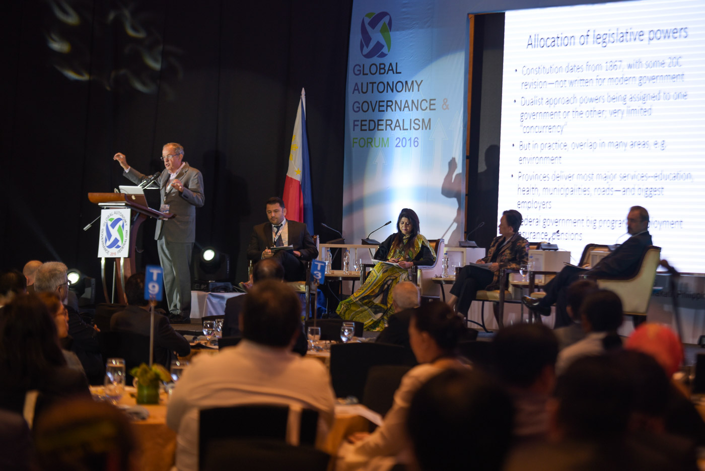 Day 1 of the Global Autonomy, Governance & Federalism forum at Dusit Thani Hotel in Makati City on October 19, 2016. 