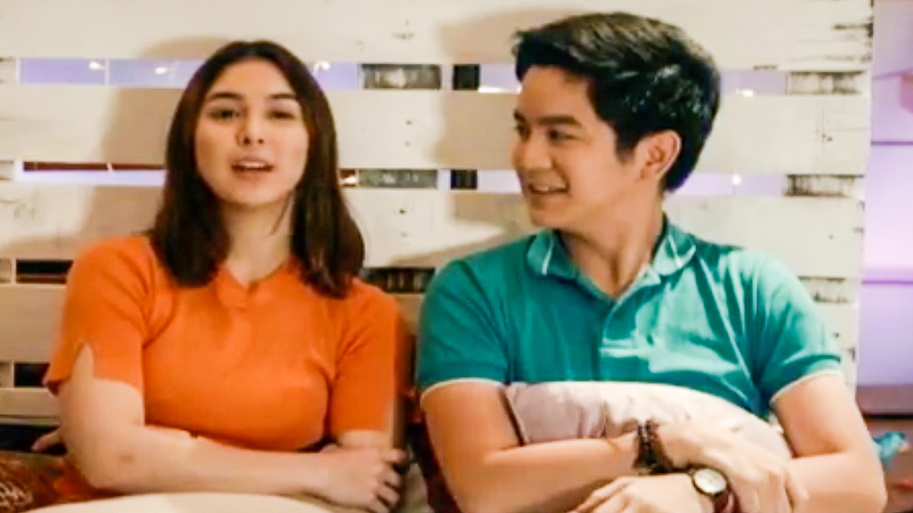 'VINCE & KATH & JAMES.' Julia Barretto and Joshua Garcia star in the upcoming movie adaptation of the popular textserye. Screengrab from Facebook/mmffofficial  