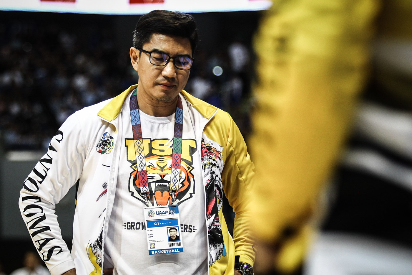 PATIENCE. Coach Aldin Ayo wants to sustain the UST program he helped build from the ground up. Photo by Josh Albelda/Rappler  