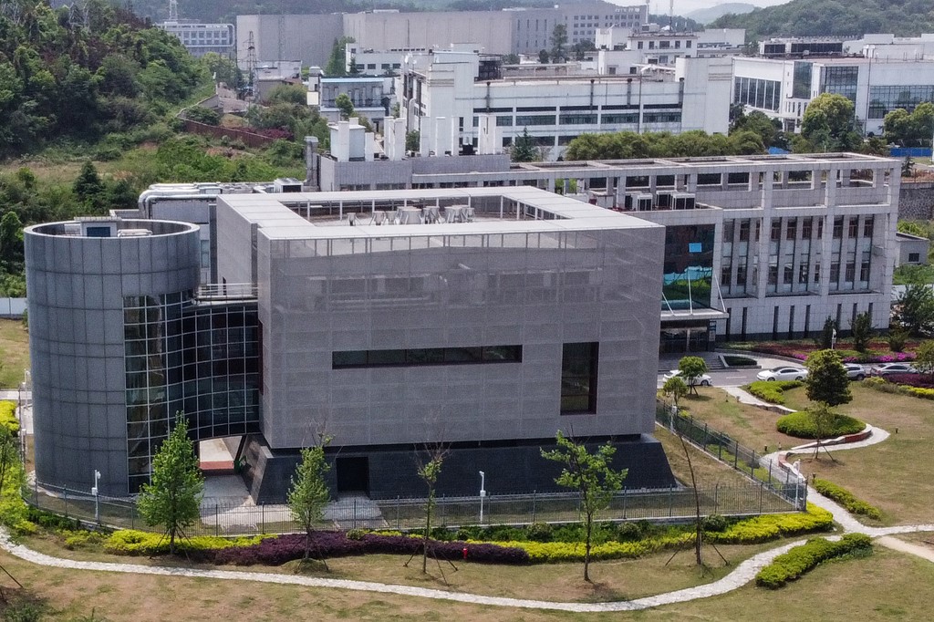 LAB. An aerial view shows the P4 laboratory at the Wuhan Institute of Virology in Wuhan in China's central Hubei province on April 17, 2020. Photo by Hector Retamal/AFP 
