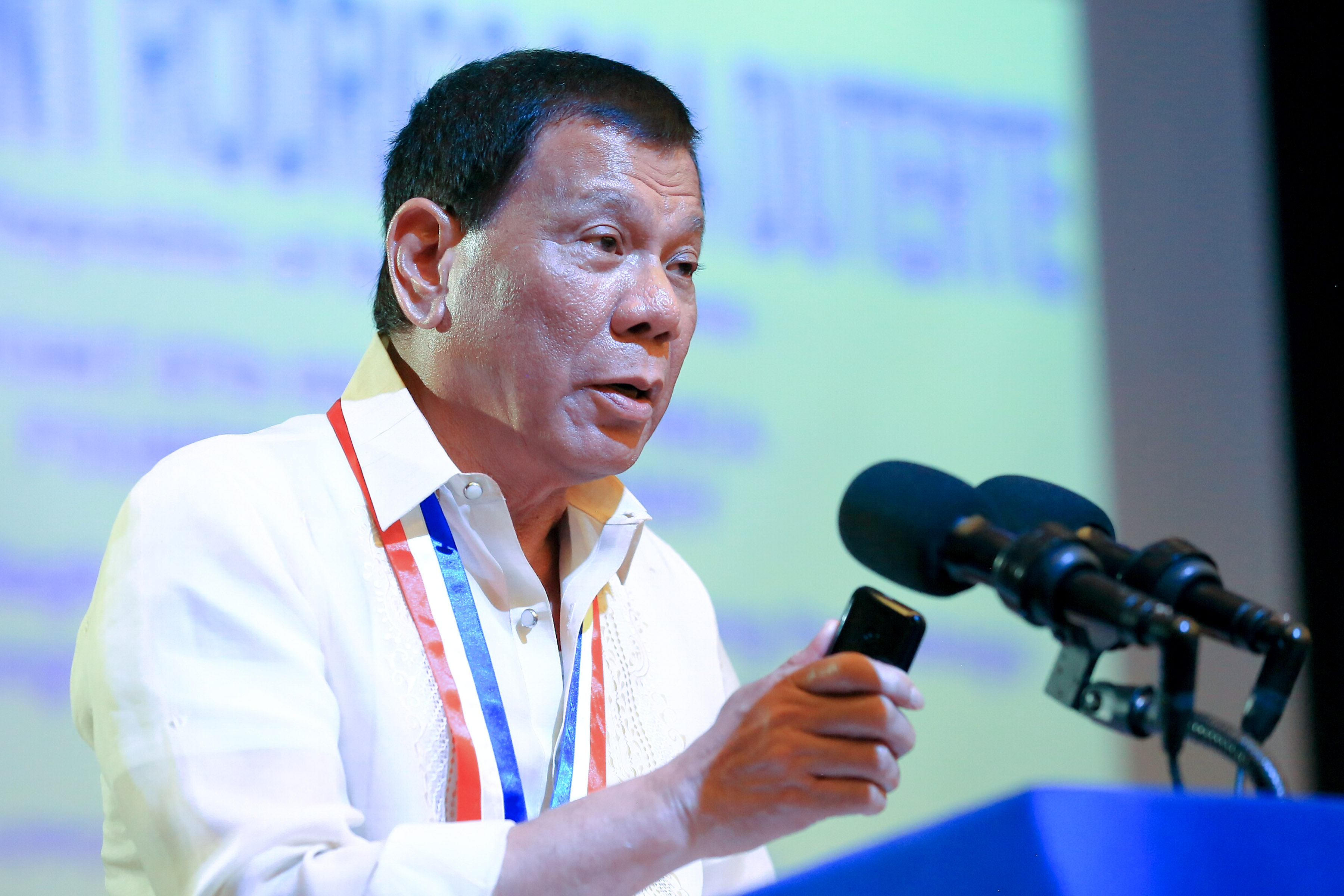 EXTENSION. President Rodrigo Duterte wants a 5-month extension for martial law in Mindanao. Malacañang file photo   
