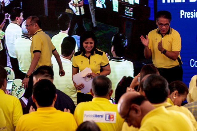 LENI's RISE. Camarines Sur Representative Leni Robredo is the biggest gainer in the latest SWS survey. File photo by Ben Nabong/Rappler 