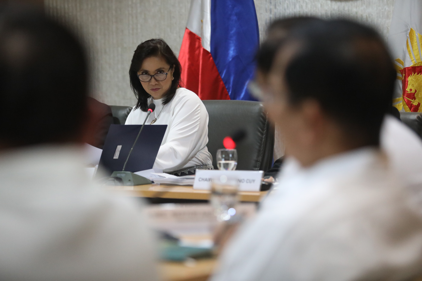 VICE PRESIDENT Leni Robredo presides a meeting of the Inter-agency Committee on Anti-illegal Drugs. OVP photo