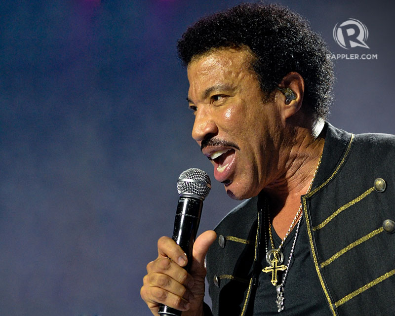 LIONEL RICHIE. Photo by Stephen Lavoie/Rappler 