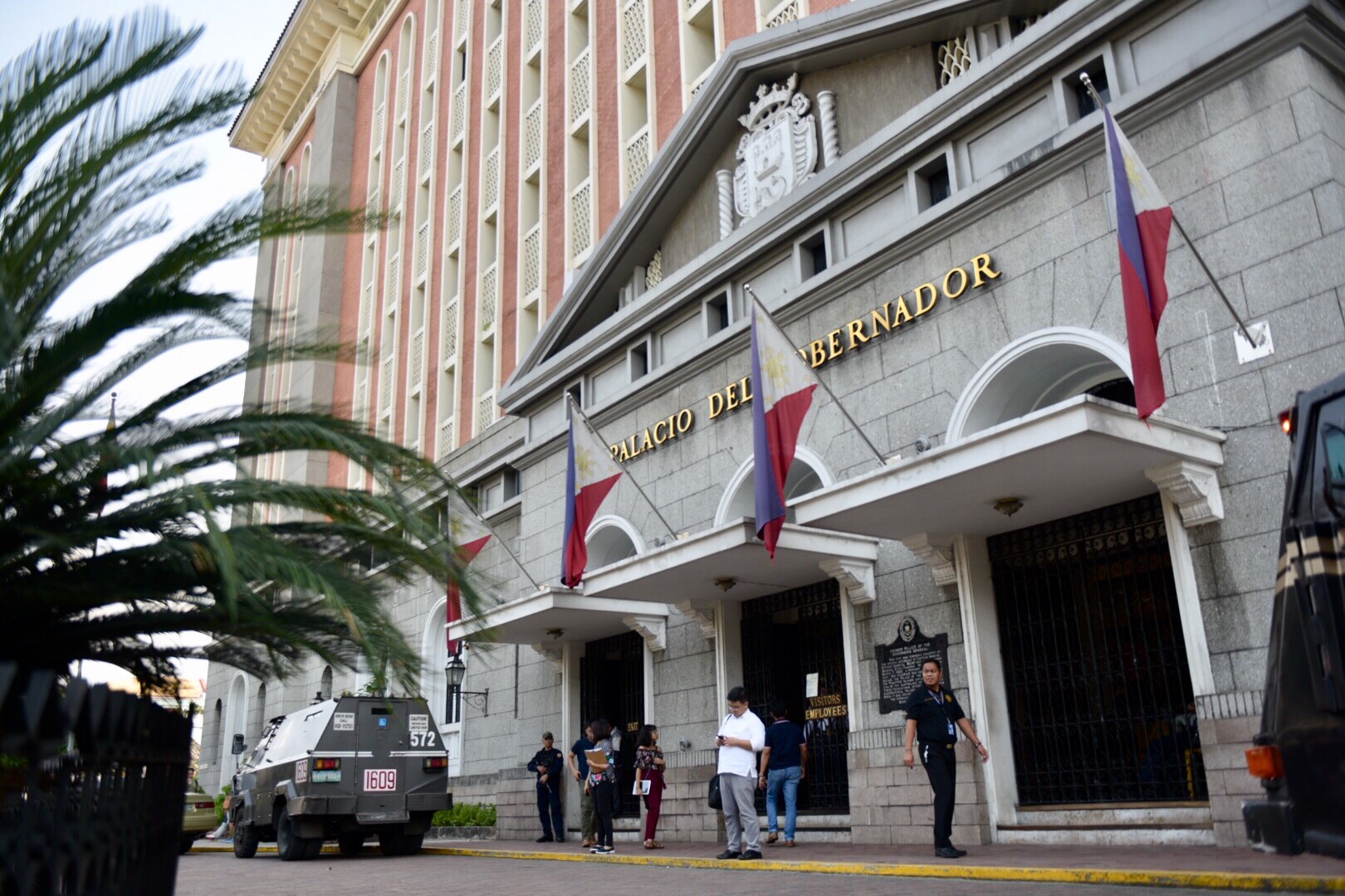 WHERE THE ACTION IS. All eyes are on the Commission on Elections headquarters at the Palacio del Gobernador in Intramuros, Manila, for the filing of certificates of candidacy for senatorial candidates in the 2019 elections. Photo by LeAnne Jazul/Rappler
 