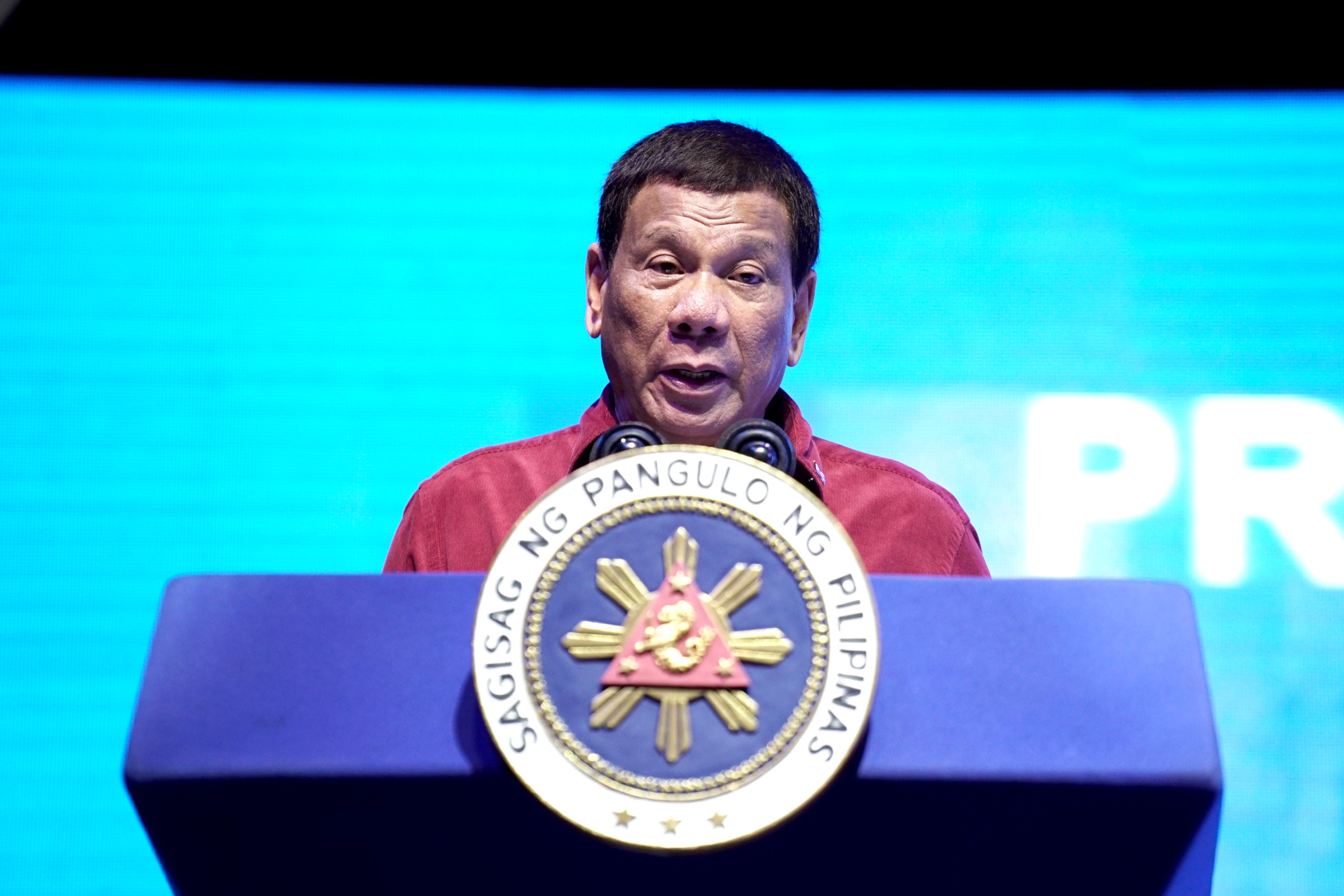 CAMPAIGN RALLY. President Rodrigo Roa Duterte delivers his speech during the PDP-Laban campaign rally at the Plaza Independencia in Cebu City on February 24, 2019. Malacañang photo 
