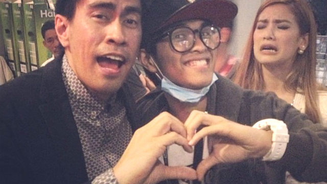 JAAAAAAM! What Mich's face is clearly saying, plus a sad face emoticon. Screengrab from Instagram/@jamich 