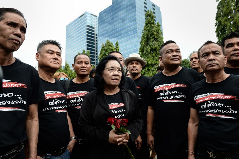 Antijunta 'Red shirts' charged as Thai vote looms