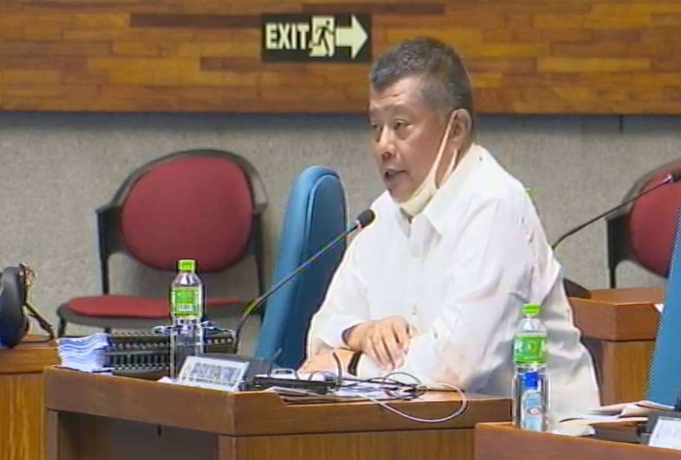 SEEKING A PROBE. Senior Deputy Majority Leader Jesus Crispin 'Boying' Remulla speaks at the House hearing on ABS-CBN's franchise, July 6, 2020. Screenshot from House of Representatives' YouTube account 