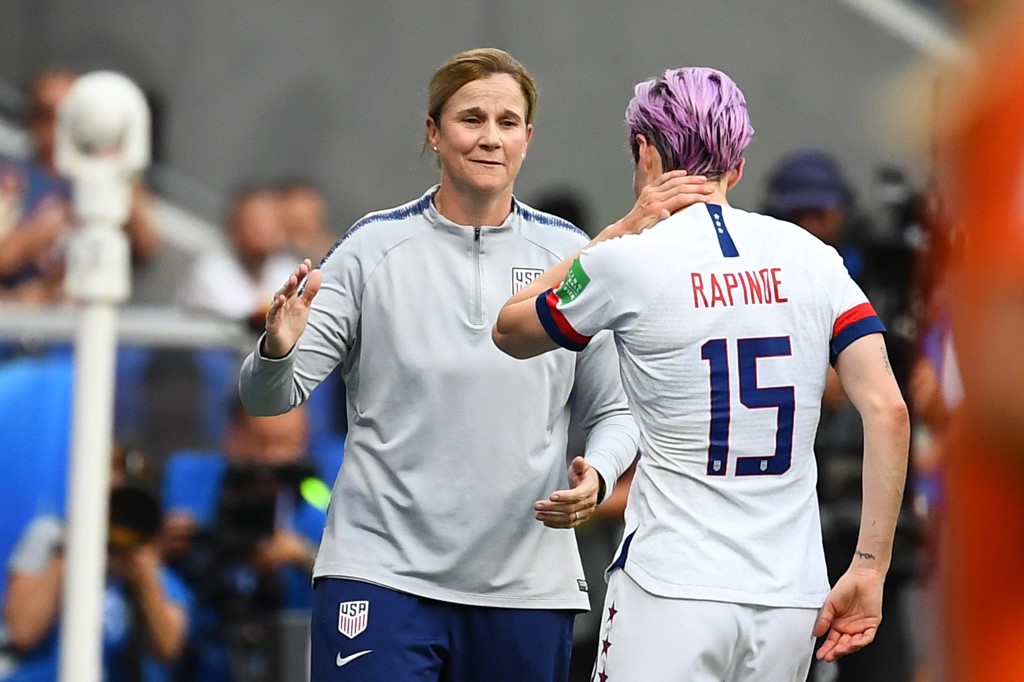 ON TOP. Jill Ellis believes the US team will remain at the pinnacle of women's soccer. Photo by Franck Fife/AFP 