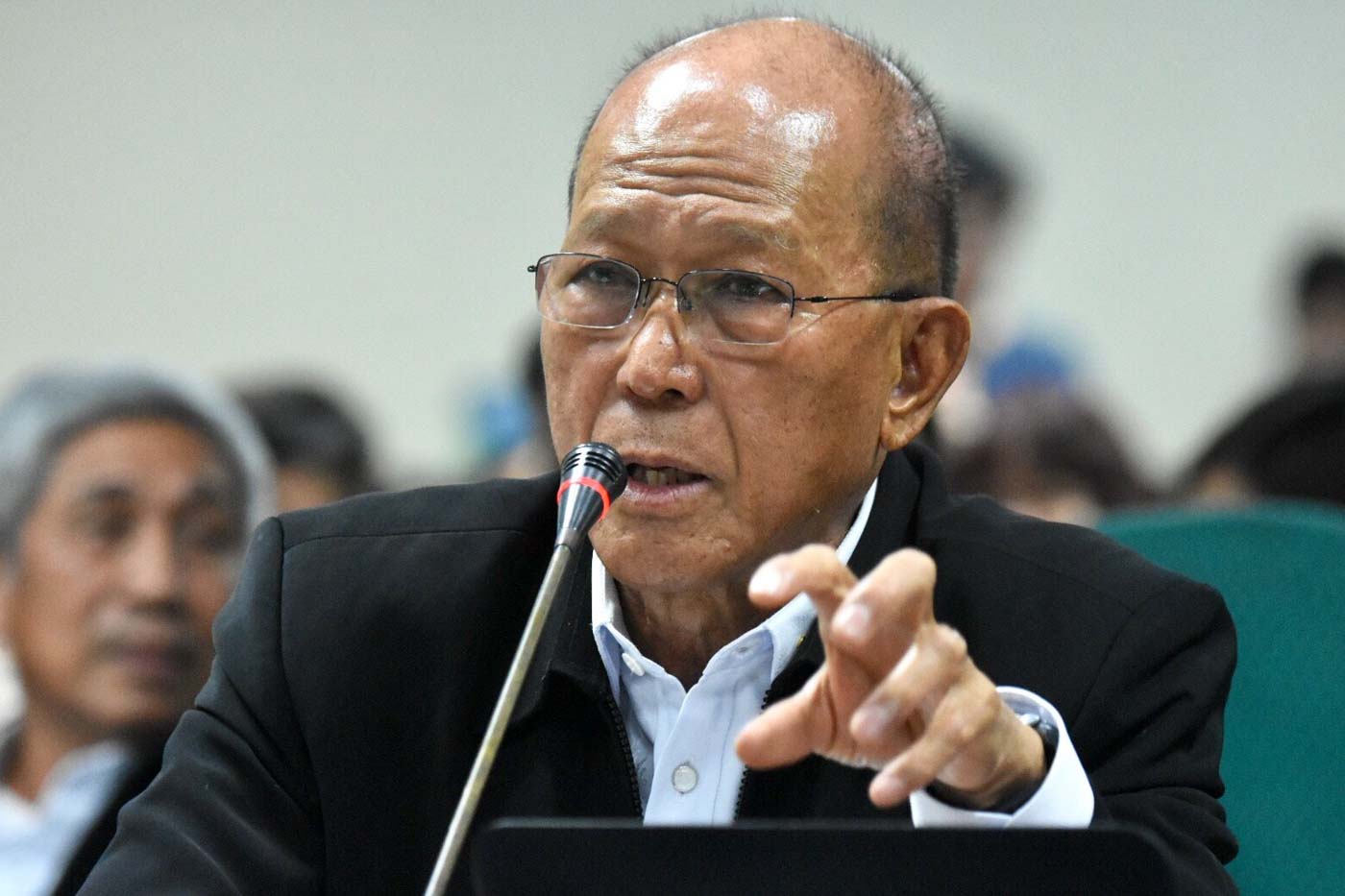 PUTTING UP A TEAM. Defense Secretary Delfin Lorenzana says the defense and energy departments will probe reports of Chinese control of the Philippines' power transmission lines. Photo by Angie de Silva/Rappler 