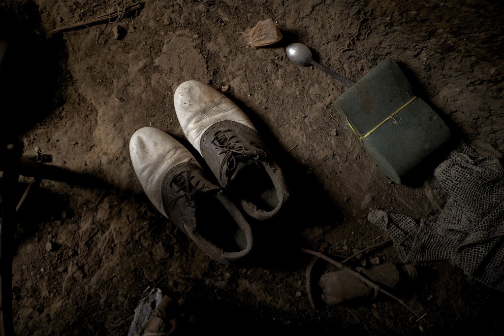 LEFT BEHIND. Personal objects that belonged to Bakary SangarÃ© are seen in his home, in Fana on June 30, 2020, a few weeks after he was brutally murdered. Photo by Michele Catani/AFP 