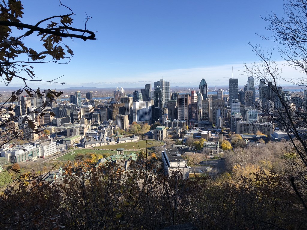 MONTREAL. A general view of downtown Montreal in Quebec, Canada, on November 4, 2018. File photo by Daniel Slim/AFP 