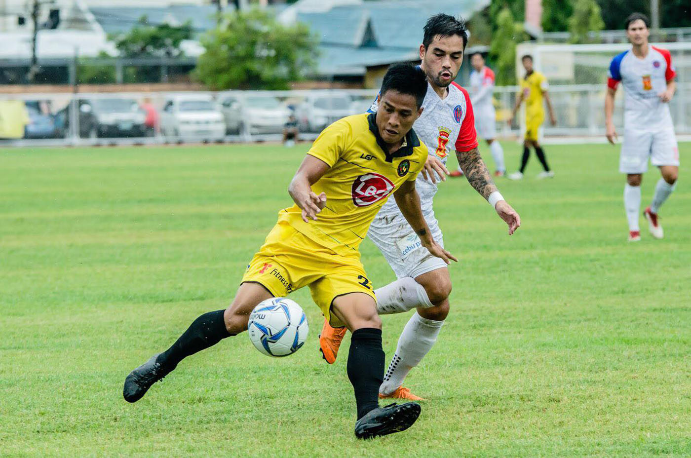 HOMETOWN HERO. Born in Calinog, Iloilo, Kaya FC standout Shirmar Felongco is an inspiration to local kids. Photo by Don Laczi 