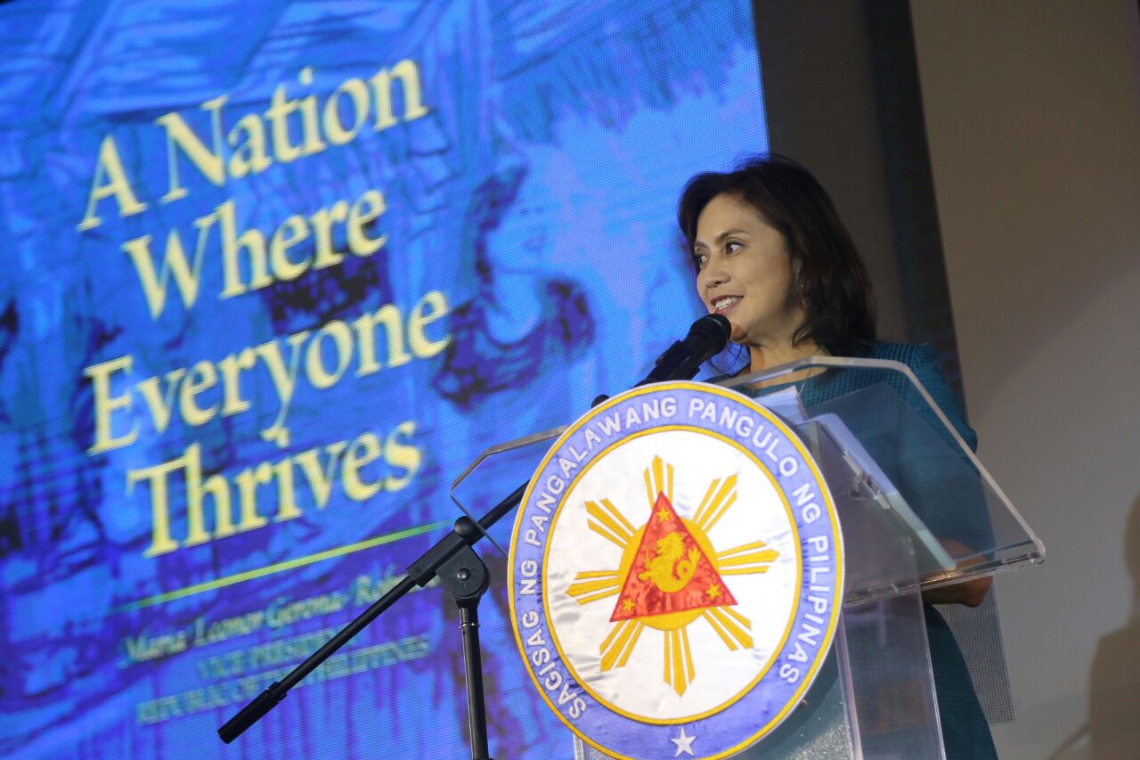 INCLUSIVE GROWTH. Vice President Leni Robredo attends the BusinessWorld Economic Forum at the Shangri-La at The Fort, Manila. Photo courtesy of the Office of the Vice President
  