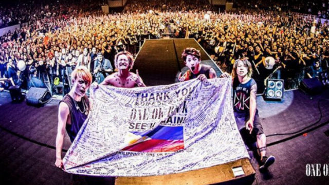 In Photos One Ok Rock Members Post Photos Of Manila Concert
