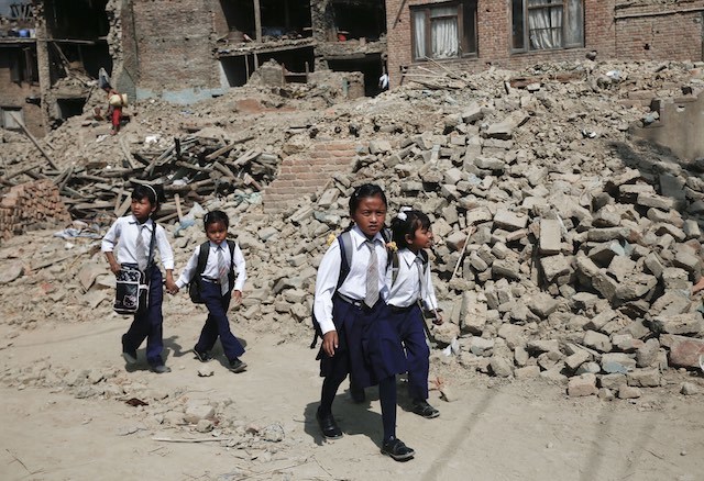 Schools Reopen In Quake-devastated Nepal