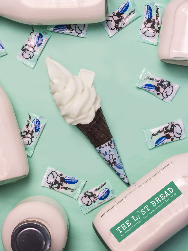 Haw Haw Milk Candy ice cream exists at The Lost Bread