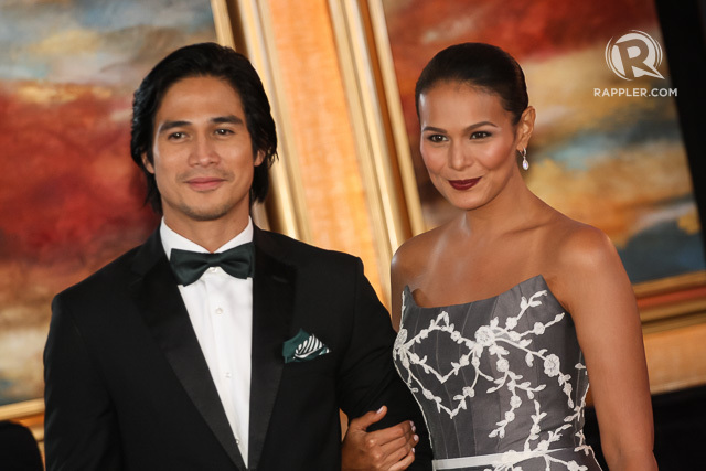 Piolo with his date, actress Iza Calzado. File photo by Manman Dejeto/Rappler 