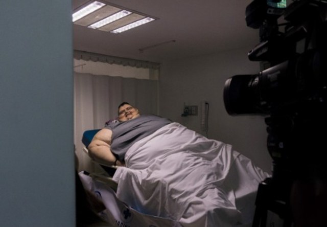 One big resolution: world's fattest man aims for half