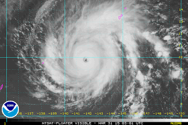 Typhoon Maysak Intensifies