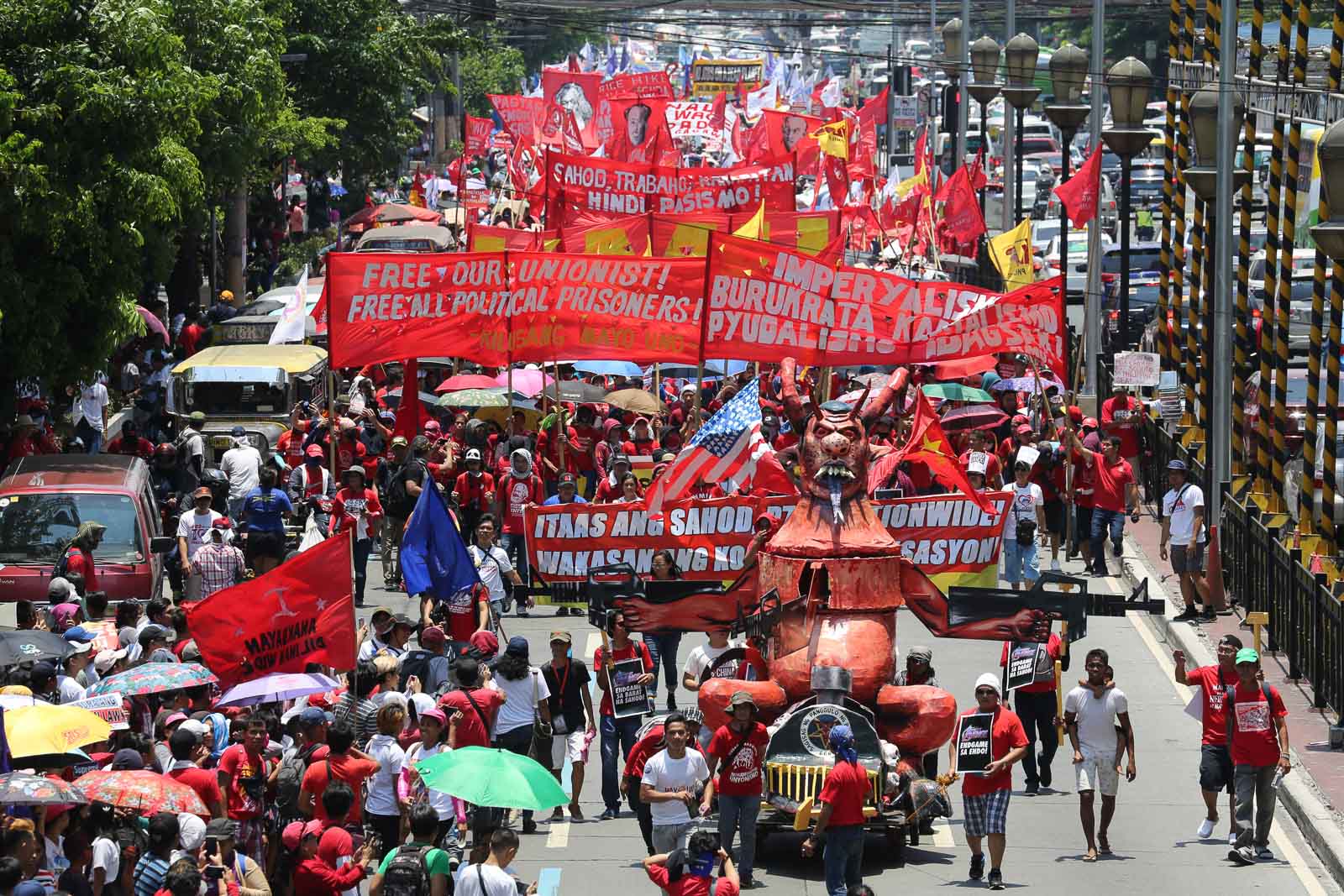 IN PHOTOS: Protests on Labor Day 2019