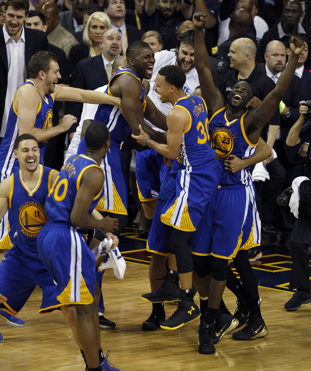 IN PHOTOS: Warriors win NBA championship, end 40-year title drought